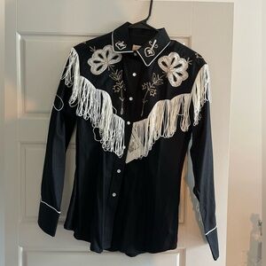 Pinto Ranch Western Fringe Shirt